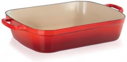 Le Creuset Enameled Cast Iron Signature Rectangular Roaster, 7 qt. (12.8" x 18.7"), Cerise