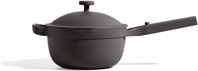 Our Place Perfect Pot - Mini 2.5 Qt Nonstick Ceramic Sauce Pan with Lid | Versatile Cookware for Stovetop and Oven | Steam, Bake, Braise, Roast | PTFE and PFOA-Free | Toxin-Free, Easy to Clean | Char
