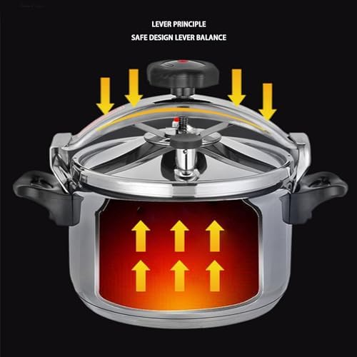 Pressure Canner, Pressure Cooker Easy to Open, Close, Fast Cooking, ExplosionProof, Safe, High Temperature Resistant, Durable for Home (3L)
