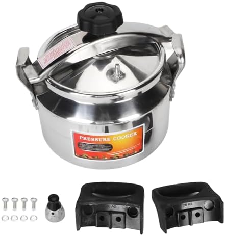 Pressure Canner, Pressure Cooker Easy to Open, Close, Fast Cooking, ExplosionProof, Safe, High Temperature Resistant, Durable for Home (3L)