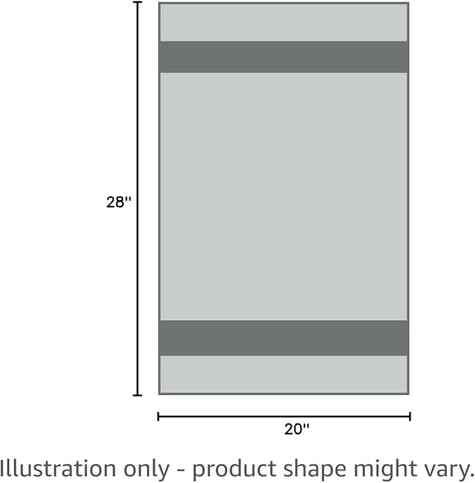 Premium Kitchen Towel (28”x20”, 12 Pack) 100% Cotton Dish Towels Cloths Large Hand Towels Tea Towels for Kitchen with Hanging Loop, Reusable Cleaning Cloths, Fast Dry Lint Free Linen | Gray Shades