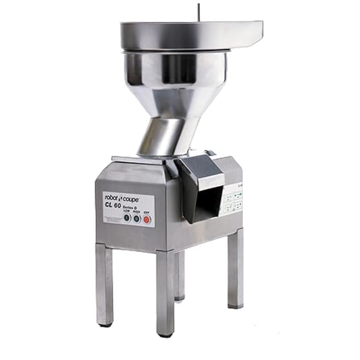 Robot Coupe CL60B NODISC Two Speed Bulk Continuous Feed Commercial Food Processor with Side Discharge (Discs NOT Included)