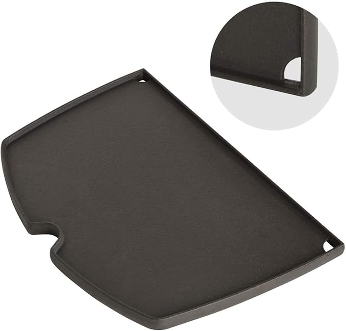 Stanbroil Cast Iron Grill Griddle for Weber Q300 Q320 Q3000 Q3100 Q3200 Series Gas Grills, Replacement Part for Weber 6506