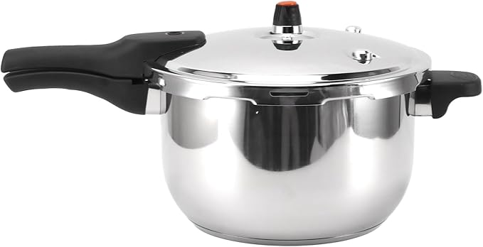Pressure Pot for Cooking, 80KPA Stainless Steel Explosion Proof Household Pressure Cooker Multifunctional Kitchen Pressure Cooker with Safety Valve, Pressure Cooking Pot (4L)