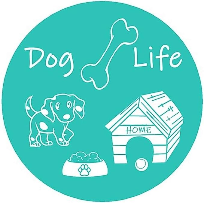 Andreas Silicone JO-LLDog Non-Slip 6.25" Jar Opener, Easy Lid Opener, Made with Silicone and Fabric, Dishwasher Safe, Garlic Peeler, Dog Life, 6.25 inch