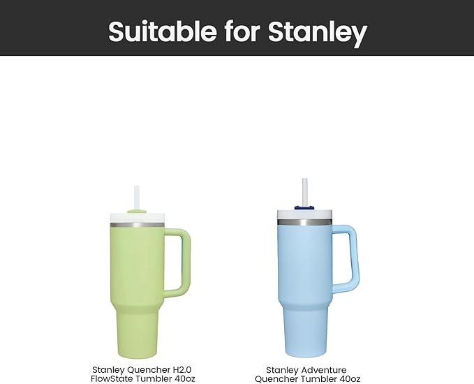 Silicone Boot for Stanley, Cup Bottom Protector Sleeve Accessories for Stanley Quencher H2.0 FlowState Tumbler 40oz / Adventure Quencher Tumbler 40oz (Black)