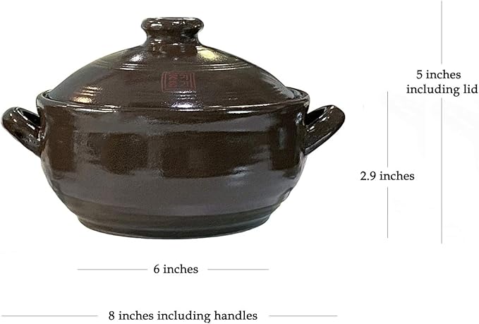 Korean Earthenware Clay Hot Pot (700ml)