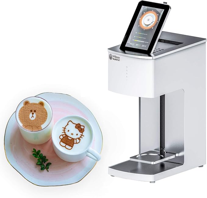 Food-Grade Coffee Latte Art Printer Digital Inkjet WiFi Photo Selfie Printing Machine Cake Desserts DIY Decoration Maker