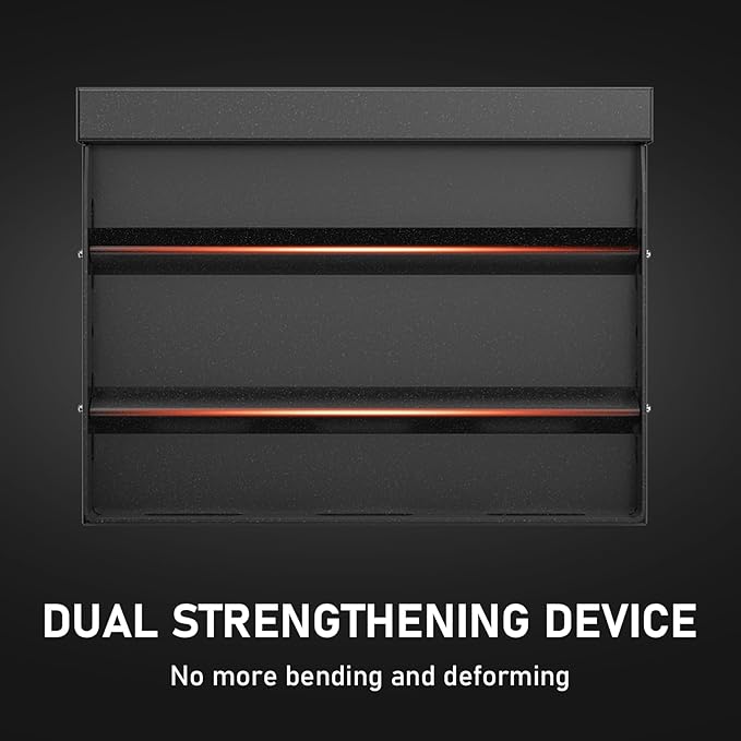 Utheer 17" x 13" Nano-Ceramic Nonstick Griddle for Gas & Charcoal Grills – Universal Flat Top Griddle with Grease Groove/Reinforced Ridges/High Sidewalls, Perfect for Healthy Cooking,Parties & Camping