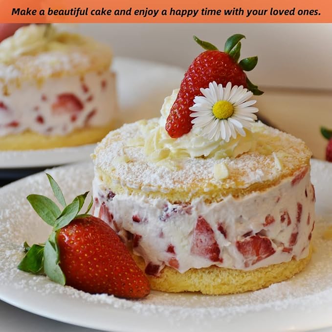 6 Inch Round Baking Mats, Food Grade Silicone Mats for Cake Pan/Tortilla Maker, Premium Non-Stick Reusable 6 Inch Tortilla Press Liner for Small Cake/Tortilla/Pie/Pizza, Round 5.5" Orange, 3PCS