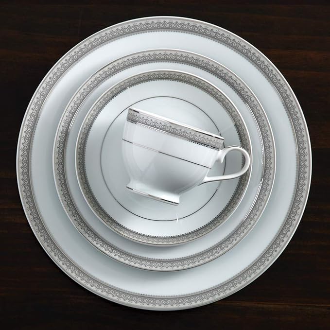 Mikasa Platinum Crown 40-Piece Dinnerware Set, Service for 8