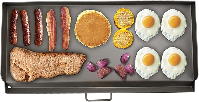 Cast Iron Griddle for Camp Chef 3 Burner Stove, 16" Flat Top Griddle Accessories for Camp Chef Cooking Systems GB90D TB90LW TB90 TB90LWG TB90LWG15 SPG90B CCH3