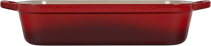 Le Creuset Enameled Cast Iron Signature Rectangular Roaster, 7 qt. (12.8" x 18.7"), Cerise
