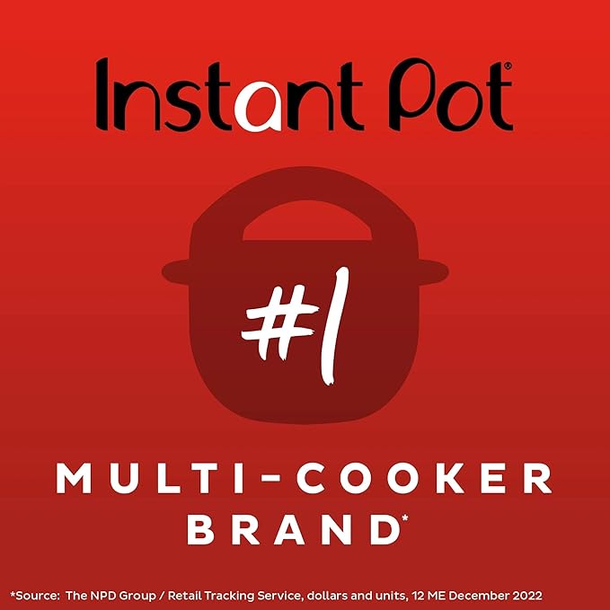 Instant Pot 8-Quart RIO Chef Series 7-in-1 Multi-Cooker – Pressure Cook, Slow Cook, Rice, Steam, Sauté, Yogurt & Warm – Easy-Release Steam, Large Capacity, Nonstick Pot, Black