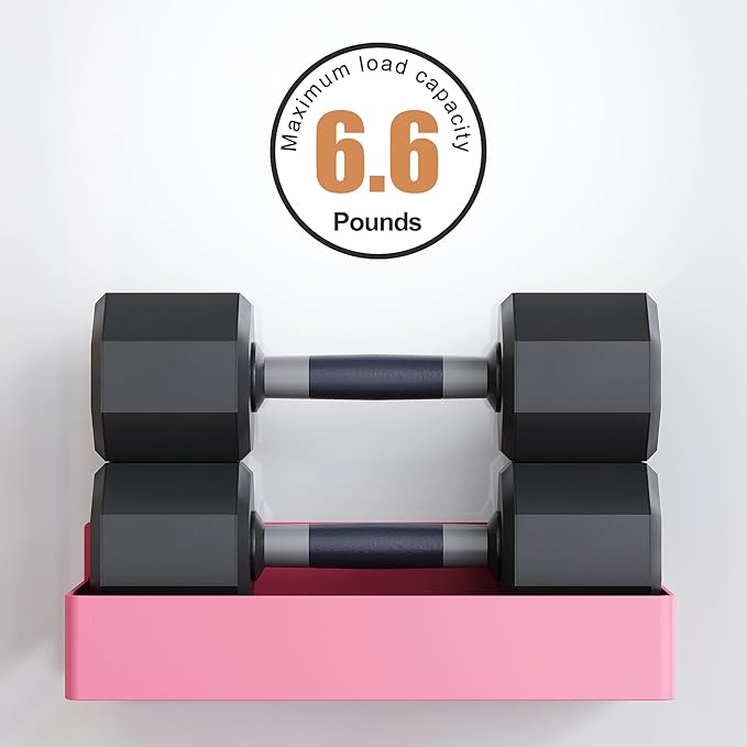 Magnetic Spice Rack for Refrigerator, Kitchen Organizer and Storage Shelf, Pink(4 Pack)