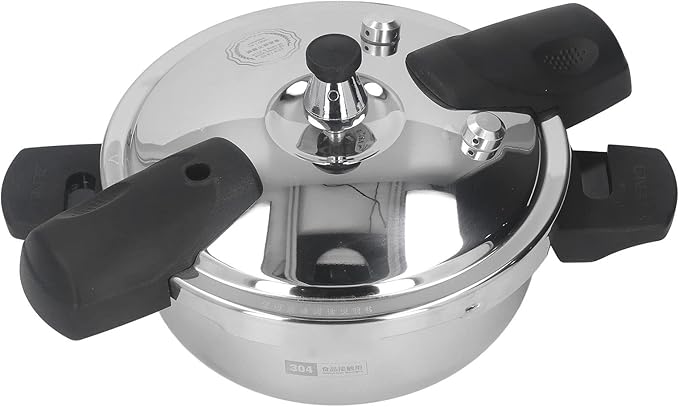 Yctze Mini Pressure Cooker, Stainless Steel Pressure Cooker Explosion Proof 1.8 Liter Pressure Cooker for Home