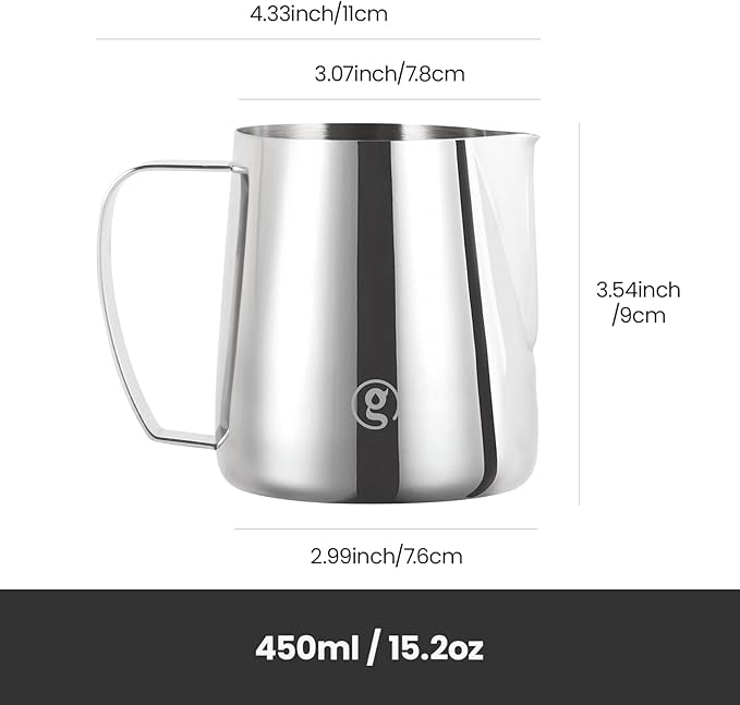 G3006 Espresso Machine & Milk Frothing Pitcher Bundle