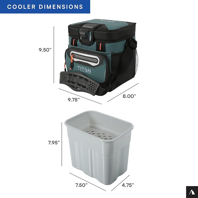 Titan by Arctic Zone 30 Can Zipperless Soft Cooler with HardBody Liner