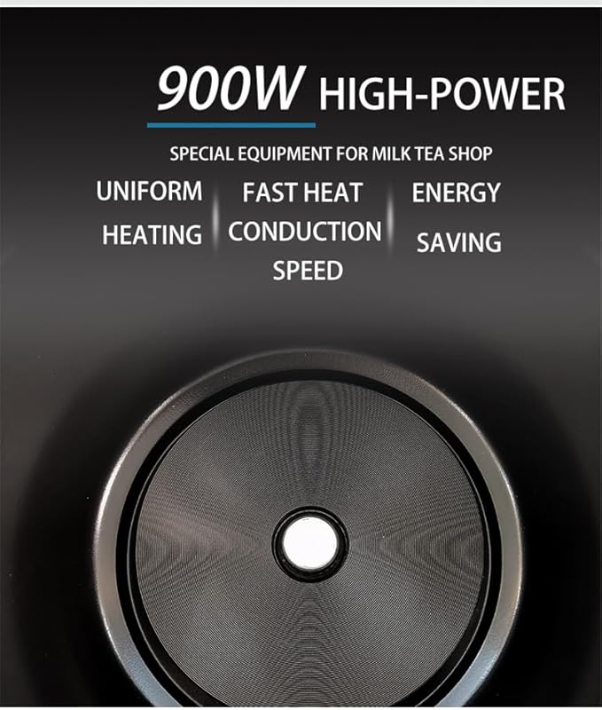 Boba Cooker Commercial Boba Pot 5L Automatic Pearl Tapioca Cooker for Boba Tea & Bubble Tea & Milk Tea Touchscreen 110V