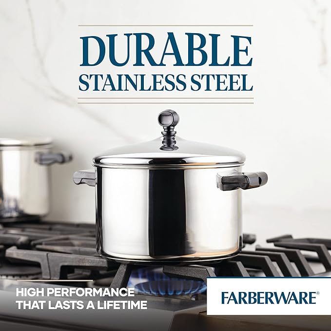 Farberware Classic Stainless Steel 4-Quart Covered Saucepot - - Silver (Pack of 4)