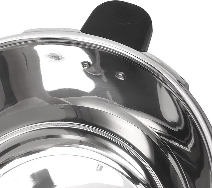 Pressure Pot for Cooking, 80KPA Stainless Steel Explosion Proof Household Pressure Cooker Multifunctional Kitchen Pressure Cooker with Safety Valve, Pressure Cooking Pot (3L)