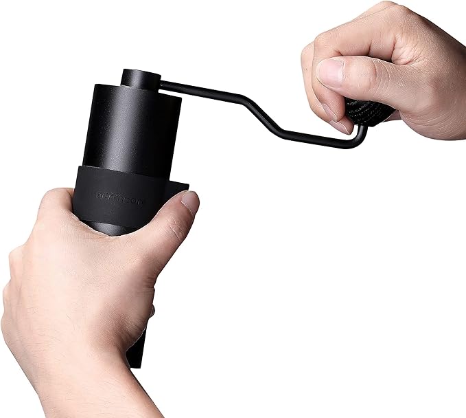 Normcore Manual Coffee Grinder V2 - Hand Coffee Grinder with Stainless Steel 38mm Contemporary Conical Burr - Adjustable Settings - For Aeropress, Espresso, Pour over, French Press