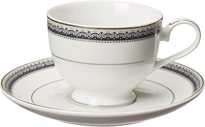 Mikasa Platinum Crown Cobalt 40-Piece Dinnerware Set, Service for 8