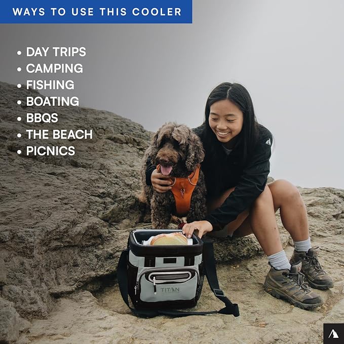 Titan by Arctic Zone 30 Can Zipperless Soft Cooler with HardBody Liner