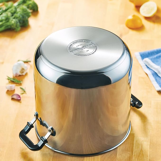 Farberware Classic Series 11 Quart Stockpot with Glass Lid