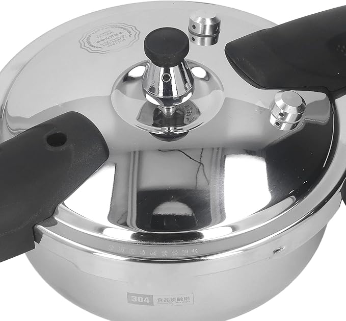 Yctze Mini Pressure Cooker, Stainless Steel Pressure Cooker Explosion Proof 1.8 Liter Pressure Cooker for Home