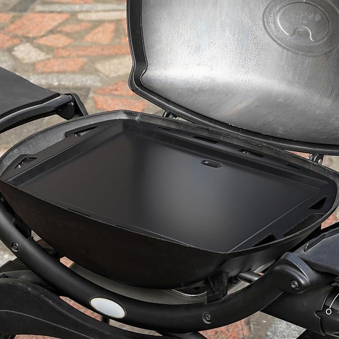 Stanbroil Cooking Griddle Insert for Weber Q100/Q1000 Series Grills, Full Size Nonstick Griddle Plate for Weber Q100 Q1200 Q120 Q1000 Grills