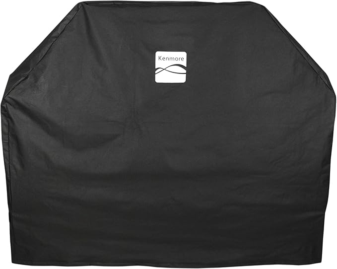 Kenmore 3-Burner Outdoor BBQ Grill | Liquid Propane Barbecue Gas Grill Bundle with Grill Cover