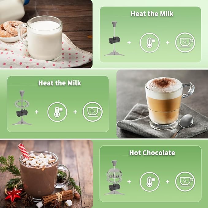 Maestri House Milk Frother, Variable Temp and Froth Thickness DualFro 600 Milk Frother Steamer, 21OZ Smart Touch Control Milk Warmer, Dishwasher Safe, Memory Function for Latte&Hot Chocolate (Black)