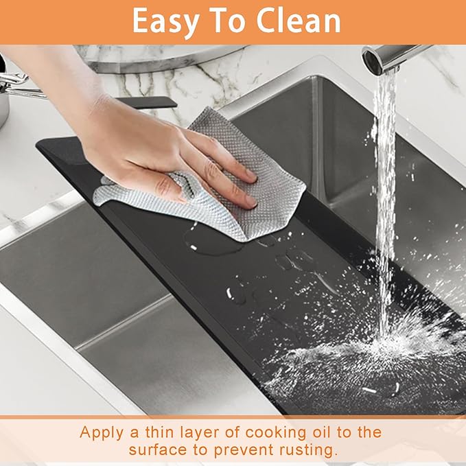 Carbon Steel Griddle, Large Premium Cooking Griddle, Professional Cookware Replacement for Made In Cookware, 24" x 10 1/2"