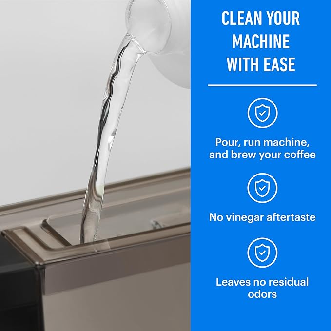 Essential Values Descaling Solution Compatible with Breville - Coffee Pot Cleaner and Descaler - Descaler Specially Formulated for Breville Coffee Machines 12 Month Supply 2-Pack