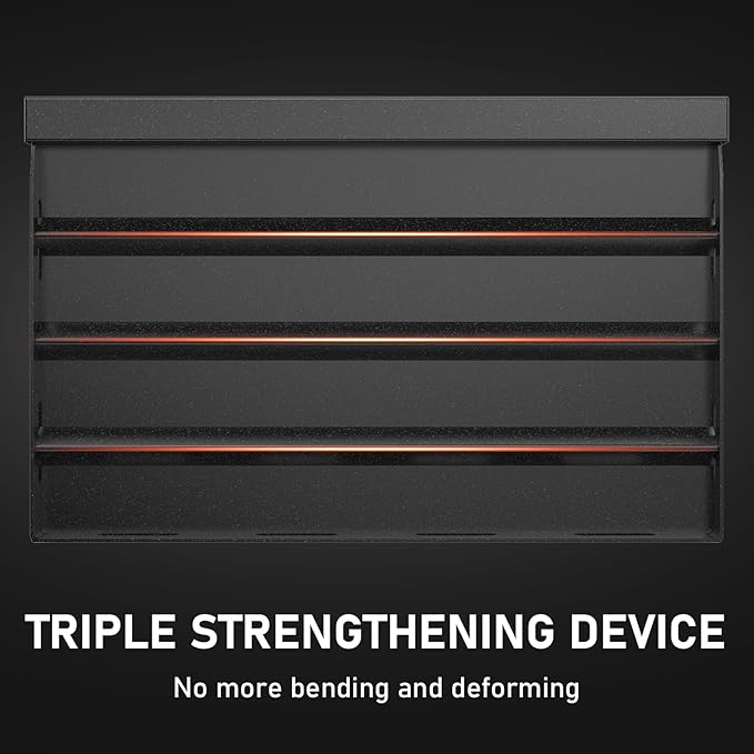 Utheer 25" x 16" Nano-Ceramic Nonstick Griddle for Gas & Charcoal Grills – Universal Flat Top with Grease Groove, Reinforced Ridges & High Sidewalls, Perfect for Healthy Cooking, Parties & Camping