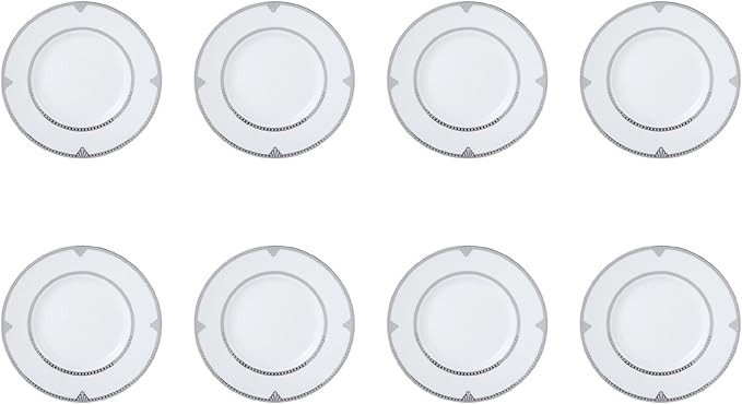Mikasa Regent Bead 40-Piece Porcelain Dinnerware Set, Service for 8