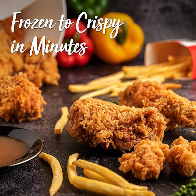 DEIME Air Fryer 4.5 Qt, Small Airfryer Digital Space Saving Compact, Bake, Reheat, Roasts for Quick Easy Meals, Mini Compact & Quiet, Nonstick & Dishwasher Safe Basket with Toast Rack (Black)