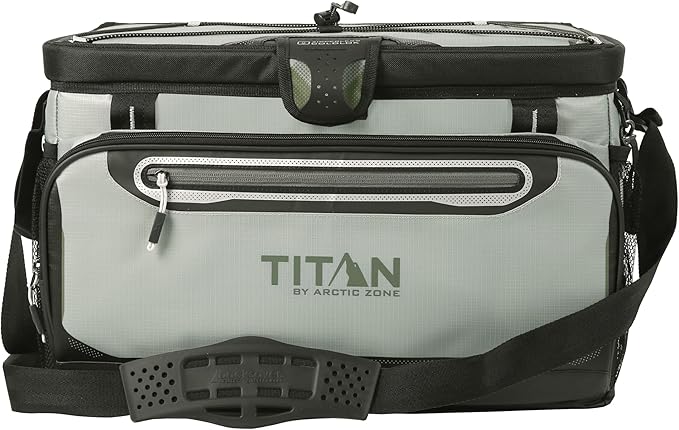 Titan by Arctic Zone 30 Can Zipperless Soft Cooler with HardBody Liner