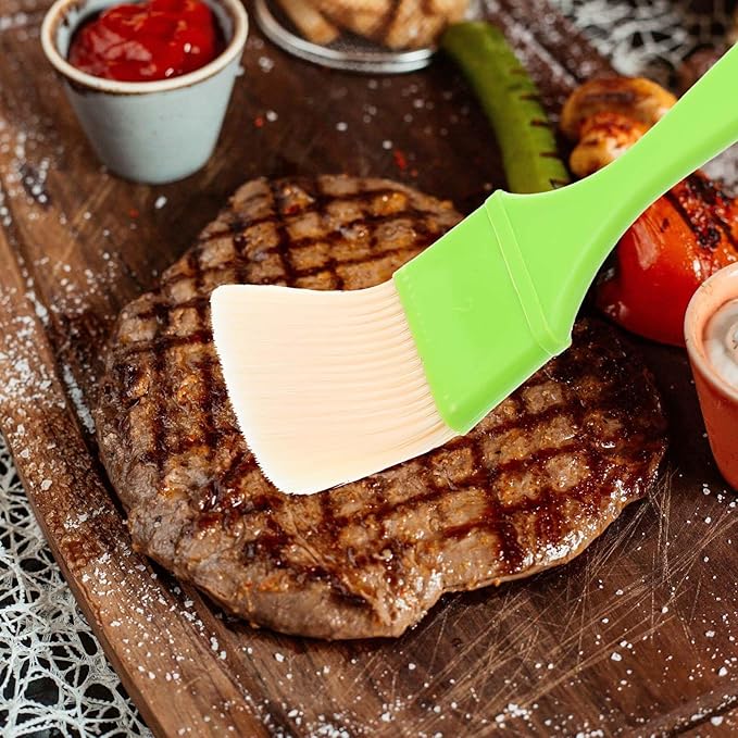 8 Pcs Pastry Brush - Cooking Grease Brush, Food Brushes For Baking/Grilling/Spreading Marinades/Butter/Sauces/Eggs, Durable Kitchen Culinary Utensil