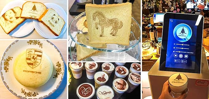 Food-Grade Coffee Latte Art Printer Digital Inkjet WiFi Photo Selfie Printing Machine Cake Desserts DIY Decoration Maker