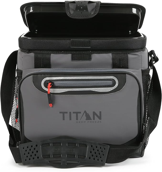 Titan by Arctic Zone 30 Can Zipperless Soft Cooler with HardBody Liner