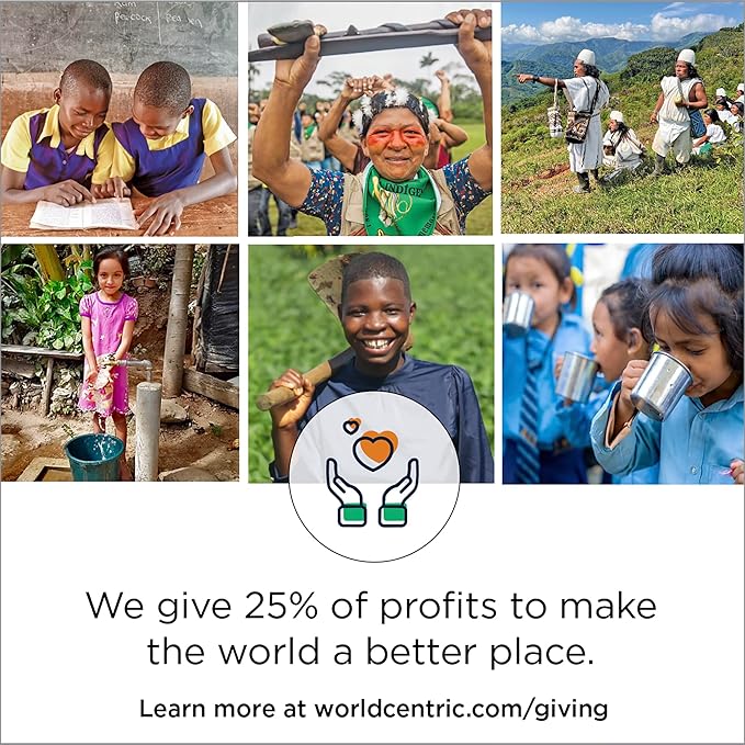 World Centric Compostable Knife 7" - Made from Plants and Minerals,White TPLA - 1000 Pack